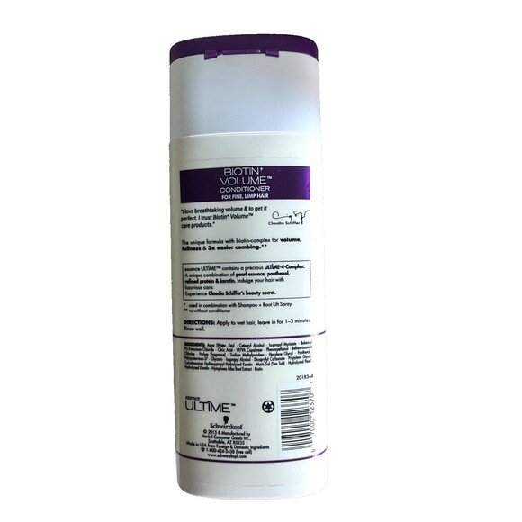 Schwarzkopf Essence Ultime Biotin Volume Conditioner Limp Hair 17.6oz RARE - Picture 2 of 4